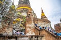 Wat Yai Chai Mongkhon in Ayutthaya, Thailand.