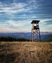Beautiful view of a watchtower and mountains in Zlatibor, Serbia