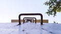 BEAUTIFUL VIEW OF WATERTANK STAIRS SUPER Royalty Free Stock Photo