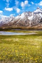 Beautiful view on the way from Kargil to Zanskar, Ladakh, India Royalty Free Stock Photo