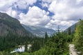 A beautiful view of the Western Tatra Mountains. Rohacska dolina. Slovakia Royalty Free Stock Photo