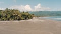 Beautiful view of the Whale\'s tail beach in Uvita, Costa Rica