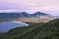 Wineglass Bay beach located in Freycinet National Park, Tasmania Royalty Free Stock Photo