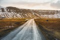 Beautiful View and winter landscape of Iceland`s golden circle r