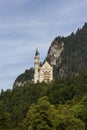 Beautiful view of world-famous Neuschwanstein Castle, Germany Royalty Free Stock Photo