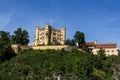 Beautiful view of world-famous Neuschwanstein Castle, Germany Royalty Free Stock Photo