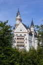 Beautiful view of world-famous Neuschwanstein Castle, Germany Royalty Free Stock Photo