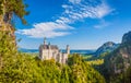 Neuschwanstein Castle in summer, Bavaria, Germany