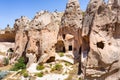 Beautiful view of Zelve open air museum, Cappadocia Royalty Free Stock Photo