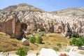 Beautiful view of Zelve open air museum, Cappadocia Royalty Free Stock Photo