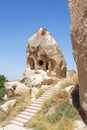 Beautiful view of Zelve open air museum, Cappadocia Royalty Free Stock Photo