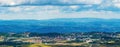 Beautiful view of Zlatibor town seen from the Tornik mountain top Royalty Free Stock Photo