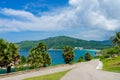 Beautiful viewpoint landmarks in phuket thailand Phuket Island vacation Royalty Free Stock Photo