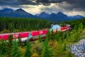 Beautiful views of the Canadian Pacific Railway Royalty Free Stock Photo