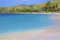 Cockleshell bay in St Kitts, Caribbean Royalty Free Stock Photo