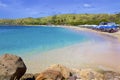 Cockleshell bay in St Kitts, Caribbean Royalty Free Stock Photo
