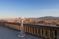 Beautiful views of Florence cityscape in the background Cathedral Santa Maria del Fiore at sunrise Royalty Free Stock Photo