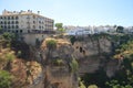 Beautiful Views Of The Gorge Of The Tagus In Its High Part We See The Hostel Of Ronda.