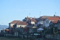 Beautiful Views Of The Horreos And Houses With The Low Tide In Combarrro. Nature, Architecture, History, Street Photography.