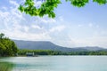 Views of Lake Banyolas, Girona, Catalonia, Spain Royalty Free Stock Photo