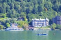 Lake and town Zell am See, Austria