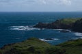 Beautiful views of Maui North coast, taken from famous winding Road to Hana. Maui, Hawaii