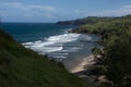 Beautiful views of Maui North coast, taken from famous winding Road to Hana. Maui, Hawaii