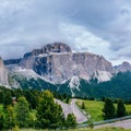 Beautiful views of the mountains in the Alps Royalty Free Stock Photo