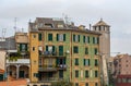 Beautiful views of old buildings and streets in the city of Savona