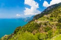 Beautiful Views From Path Of The Gods, Amalfi Coast, Campagnia Region, Italy