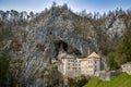 Beautiful views on Predjama castle near Postojna in Slovenia