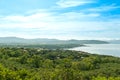 Beautiful views of the sea and mountains from the observation deck, concept of tourism, landscapes of the island of