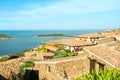 Beautiful views of the sea and mountains from the observation deck, the concept of tourism, landscapes of the island of