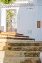 Beautiful views and streets of Frigiliana, village of Malaga Royalty Free Stock Photo