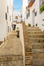 Beautiful views and streets of Frigiliana, village of Malaga Royalty Free Stock Photo