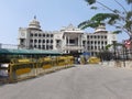 Beautiful Vikasa Soudha and Suvarna Vidhana Soudha, Government of Karnataka, in style described as Mysore Neo-Dravidian,