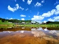 Beautiful village from Apuseni mountains from Romania Royalty Free Stock Photo