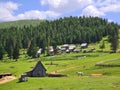 Beautiful village from Apuseni mountains from Romania Royalty Free Stock Photo