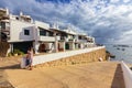 Beautiful village of Binibeca in the south of Menorca (Spain)