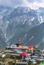 Village called Kalpa in Himachal pradesh, India. Near Recong Peo in Kinnaur region