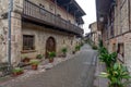 Beautiful village of Cartes, in Cantabria, Spain