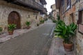 Beautiful village of Cartes, in Cantabria, Spain Royalty Free Stock Photo