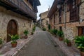 Beautiful village of Cartes, in Cantabria, Spain