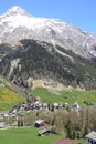 Beautiful village Splugen in Switzerland