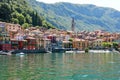 Beautiful village of Varenna view from Lake Como, Italy