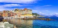 Beautiful villages of Italy - colorful coastal Boccadasse in Genova, Liguria