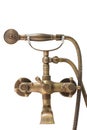 Beautiful vintage brass douche Royalty Free Stock Photo