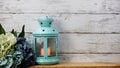 Beautiful vintage candle light home decoration Royalty Free Stock Photo