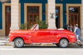 Beautiful vintage car in Old Havana