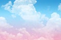 Beautiful colorful cloud and sky abstract for background, soft color and pastel color Royalty Free Stock Photo